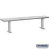 Bolt Mounted Aluminum Locker Bench