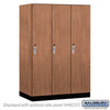 Premier Wood Locker — 1 Tier, 3 Wide