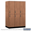 Premier Wood Locker — 2 Tier, 3 Wide