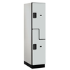 Designer Wood Locker — 2 Tier, 1 Wide — 'S' Style
