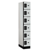 Designer Wood Locker — 6 Tier, 1 Wide