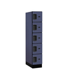 Designer Wood Locker — 5 Tier, 1 Wide