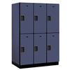 Designer Wood Locker — 2 Tier, 3 Wide