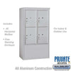 Free-Standing 4C Horizontal Parcel Locker with 4 Doors - Your Locker Store