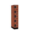 Designer Wood Locker — 5 Tier, 1 Wide