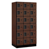 Designer Wood Locker — 6 Tier, 3 Wide
