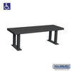 ADA Aluminum Locker Bench