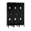 Traditional Metal Locker — 2 Tier, 3 Wide