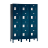 Traditional Metal Locker — 4 Tier, 3 Wide