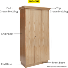 Load image into Gallery viewer, All-Wood Club Locker — 1 Tier, 1 Wide