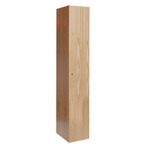 Load image into Gallery viewer, All-Wood Club Locker — 1 Tier, 1 Wide