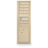 4C Standard Mailbox with 7 Doors & 1 Parcel Locker