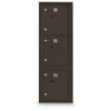 4C Standard Mailbox with 3 Parcel Lockers