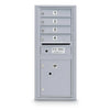 4C Standard Mailbox with 4 Doors & 1 Parcel Locker