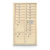 4C Standard Mailbox with 15 Doors & 3 Parcel Lockers