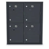 4C Standard Mailbox with 4 Parcel Lockers