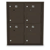 4C Standard Mailbox with 4 Parcel Lockers