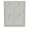 4C Standard Mailbox with 4 Parcel Lockers