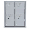 4C Standard Mailbox with 4 Parcel Lockers
