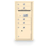 4C Standard Mailbox with 4 Doors & 1 Parcel Locker