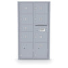 4C Standard Mailbox with 7 Doors (1 MB2, 6 MB3) & 2 Parcel Lockers