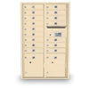 4C Standard Mailbox with 16 Doors & 2 Parcel Lookers