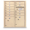 4C Standard Mailbox with 10 Doors & 2 Parcel Lockers