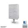 Cluster Box Unit with 13 Doors & 1 Parcel Locker