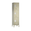 Traditional Metal Locker — 3 Tier, 1 Wide