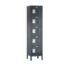 Traditional Metal Locker — 5 Tier, 1 Wide