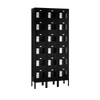 Competitor Athletic Metal Locker — 6 Tier, 3 Wide