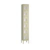 Traditional Metal Locker — 6 Tier, 1 Wide