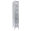 Hallowell 304 Stainless Steel Locker — 6 Tier, 1 Wide YourLockerStore