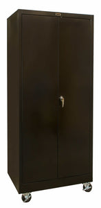 Hallowell 400 Series Commercial Storage Metal Cabinet — Solid Door [Mobile] 415S24ME YourLockerStore