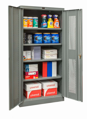 Hallowell 400 Series Commercial Storage Metal Cabinet — Ventilated Door YourLockerStore