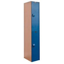 Load image into Gallery viewer, Hallowell AquaMax HDPE Solid Plastic Locker — 2 Tier, 1 Wide HPL1282-2A-TB YourLockerStore