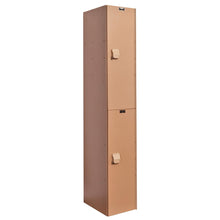 Load image into Gallery viewer, Hallowell AquaMax HDPE Solid Plastic Locker — 2 Tier, 1 Wide HPL1282-2A-TE YourLockerStore
