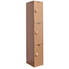 Hallowell AquaMax HDPE Solid Plastic Locker — 3 Tier, 1 Wide HPL1282-3A-TE YourLockerStore