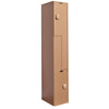 Hallowell AquaMax HDPE Solid Plastic Locker — Z Tier, 1 Wide HPL1282-ZA-TE YourLockerStore