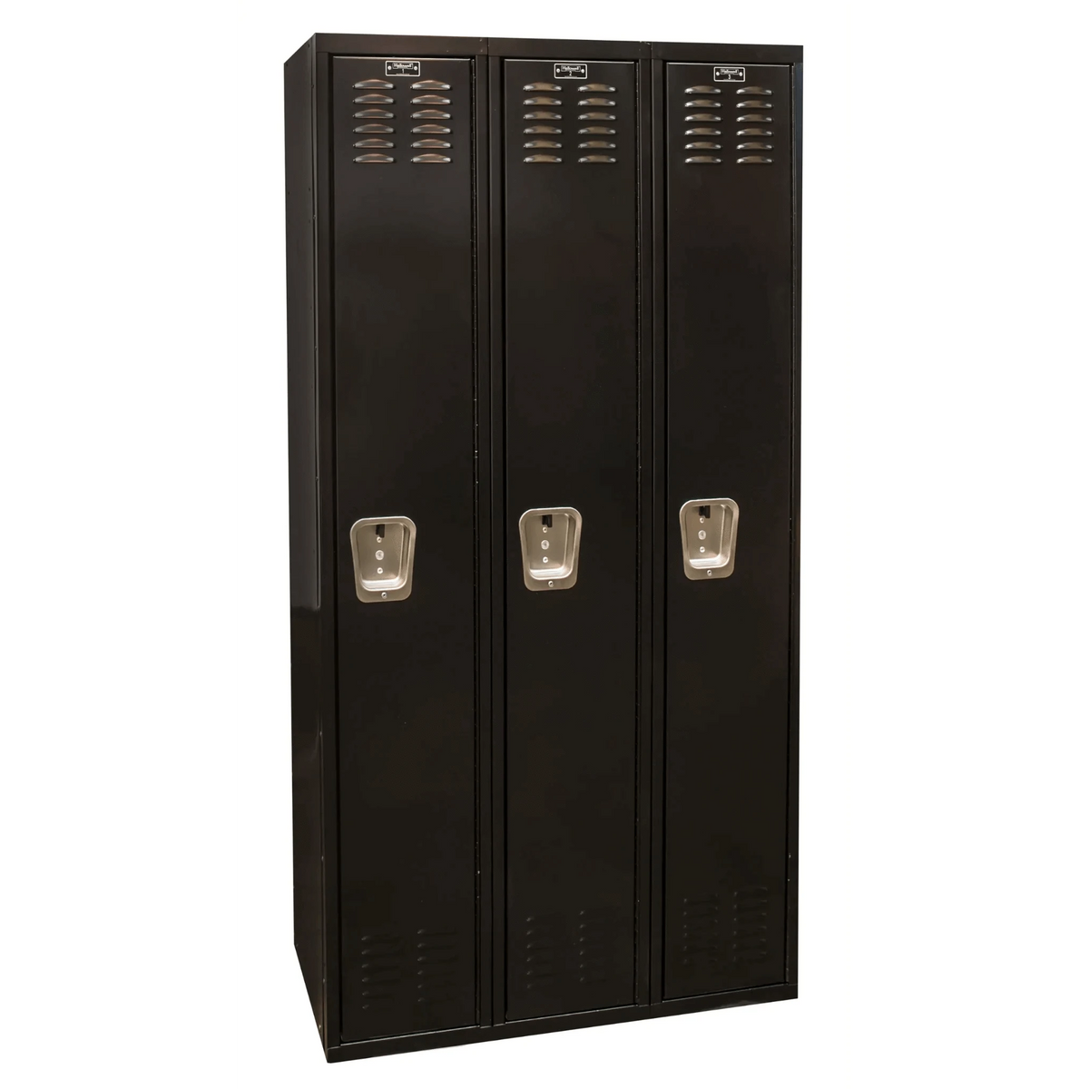 Black Tie Metal Locker — 1 Tier, 3 Wide