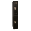Hallowell Black Tie Steel Locker — 2 Tier, 1 Wide YourLockerStore