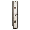 Hallowell Black Tie Steel Locker — 2 Tier, 1 Wide YourLockerStore