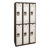 Hallowell Black Tie Steel Locker — 2 Tier, 3 Wide U3282-1MP YourLockerStore