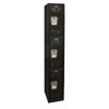 Hallowell Black Tie Steel Locker — 3 Tier, 1 Wide U1282-2ME YourLockerStore