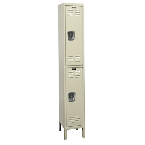 Hallowell Galvanite Steel Locker — 2 Tier, 1 Wide YourLockerStore
