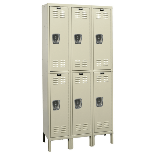 Hallowell Galvanite Steel Locker — 2 Tier, 3 Wide YourLockerStore