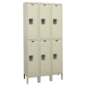 Hallowell Galvanite Steel Locker — 2 Tier, 3 Wide YourLockerStore