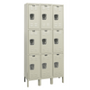 Hallowell Galvanite Steel Locker — 3 Tier, 3 Wide YourLockerStore