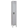 Hallowell MedSafe Antimicrobial Louvered Steel Locker — 1 Tier, 1 Wide UMS1288-1PL-AM YourLockerStore