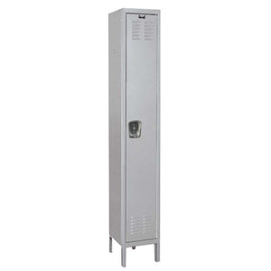 Hallowell MedSafe Antimicrobial Louvered Steel Locker — 1 Tier, 1 Wide UMS1288-1PL-AM YourLockerStore